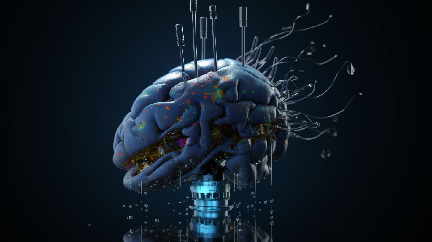 A cybernetically enhanced brain